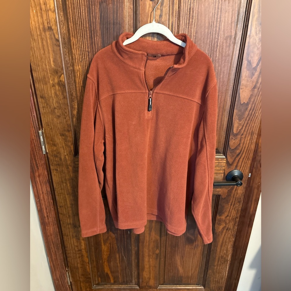 Roper XL jacket fleece quarter zip used sienna